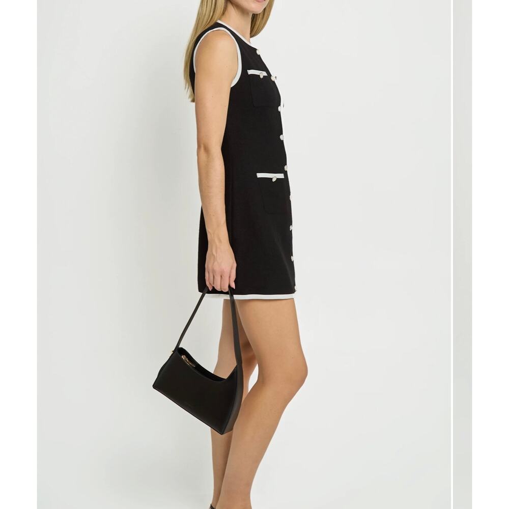 New Kourt Adrienne black & white dress size 4 $147 - Picture 3 of 8